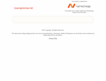 Tablet Screenshot of nuevaprensa.net